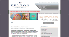 Desktop Screenshot of peytonlawfirm.com