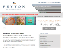 Tablet Screenshot of peytonlawfirm.com